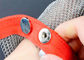 वेल्डेड प्रकार गोल अंगूठी बुनाई स्टेनलेस स्टील धातु जाल दस्ताने और शारीरिक सुरक्षा