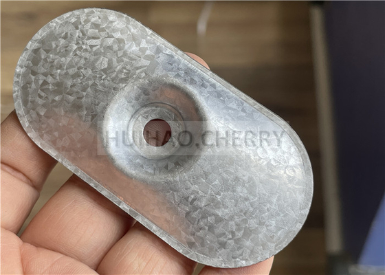 रूफ झिल्ली के लिए गैल्वाल्यूम स्टील इन्सुलेशन स्ट्रेस प्लेट 82x40mm