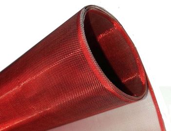 स्टेनलेस स्टील और तांबे की सामग्री में लाल रंग का लैंप शेड वायर वायर बुनें