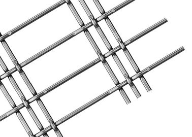 स्टेनलेस स्टील फ्लैट / दौर तार के साथ कस्टम मुखौटा लचीला बुन धातु स्क्रीन
