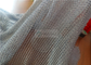 वेल्डिंग स्टेनलेस स्टील चेन मेल वायर मेष 0.8x7 मिमी कक्ष विभक्त पर्दे के लिए प्रयुक्त