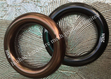 सुरक्षा बेल्ट एक्सेसरीज़ के लिए 45 मिमी व्यास एल्यूमीनियम मिश्र धातु गोल रिंग