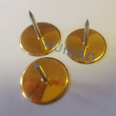 12ga X 1 1/2 &quot; कप हेड वेल्ड पिन 30 मिमी आइसोलेटेड हेड के साथ