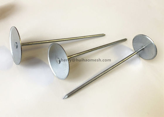 जस्ती इस्पात कप सिर वेल्डेड पिन वेल्ड के माध्यम से डिजाइन और एचवीएसी नलिकाओं के लिए अछूता सुरक्षित wraps