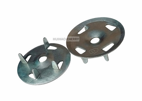 फोम टाइल बैक बोर्ड के लिए जस्ती स्टील टैब वॉशर 1-1/4 &quot;