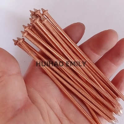 3x65 मिमी इन्सुलेशन फास्टनर सीडी वेल्ड स्टड पिन के साथ तांबा लेपित