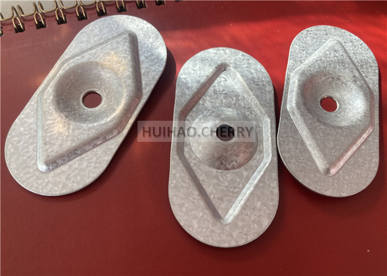 रूफ झिल्ली के लिए गैल्वाल्यूम स्टील इन्सुलेशन स्ट्रेस प्लेट 82x40mm
