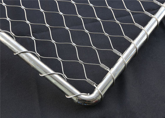 1.5mm flexible stainless steel cable mesh 316 Grade Used For public balustrades