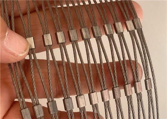 3.0 मिमी स्टेनलेस स्टील रस्सी जाल बाड़ गिरने से रोकने वाले जाल, रेलिंग भरने के लिए उपयोग किए जाते हैं