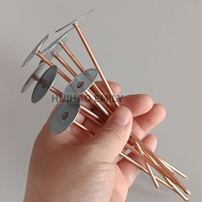 जस्ती स्टील कप हेड इन्सुलेशन पिन डक्ट वर्क की शीट मेटल पर वेल्ड करें