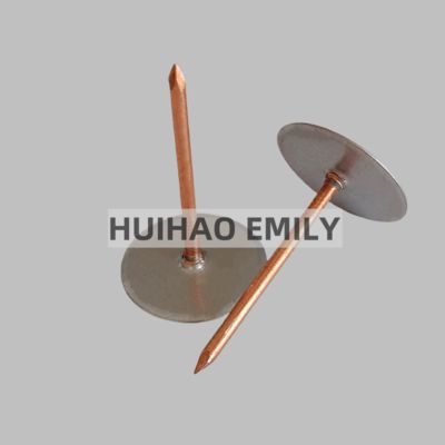 50 मिमी गैल्वेनाइज्ड स्टील कप हेड वेल्ड पिन, फैब्रिकेटेड के अंदर इन्सुलेशन को सुरक्षित करने के लिए