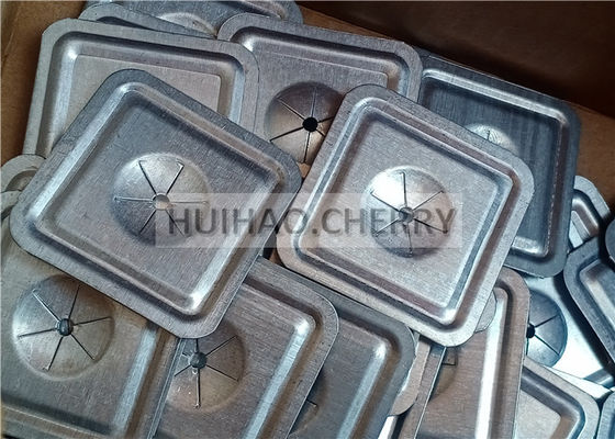 इंसुलेशन के लिए 38 मिमी स्क्वायर सेल्फ-लॉकिंग वॉशर स्पीड क्लिप्स गैल्वेनाइज्ड स्टील सामग्री