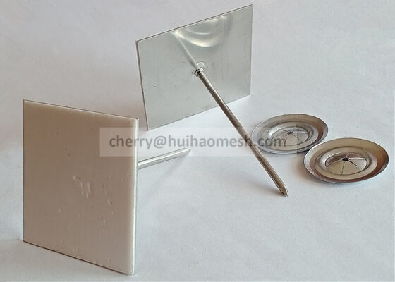 एचवीएसी नलिका प्रणाली में थर्मल और ध्वनिक इन्सुलेशन को संलग्न करने के लिए कठोर इन्सुलेशन के लिए 2-1/2 "स्टिक पिन