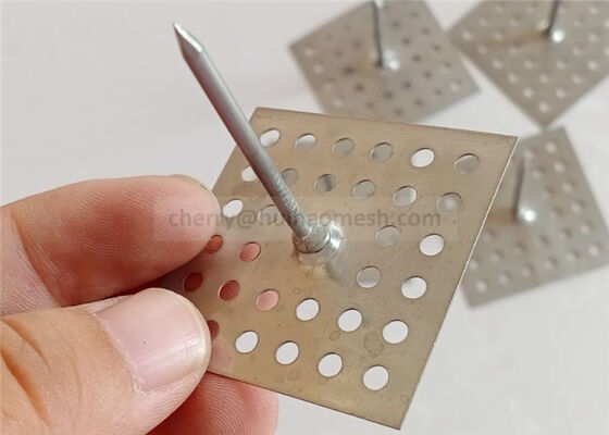 छिद्रित आधार के साथ 12 गेज आइसोलेशन पिन बॉन्डिंग फास्टनर