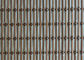 स्टेनलेस स्टील वास्तुकला मेष कपड़े 2 मिमी वजन व्यास कॉफी रंग