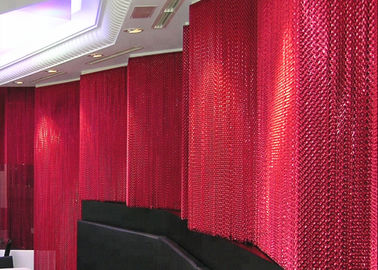 वास्तुकला के बाहरी डिजाइनों के लिए एल्यूमीनियम हुक लिंक पर्दे