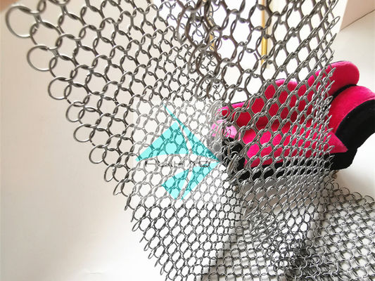 बुनाई प्रकार कार्टन स्टील गोल रिंग मेश चेनमेल रिंग बेल्ट