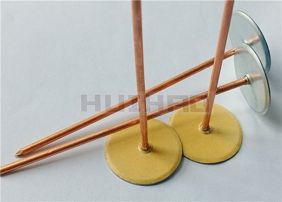 पेपर इंसुलेटिंग वाशर के साथ 12 गेज कैपेसिटर डिस्चार्ज कप हेड वेल्ड पिन