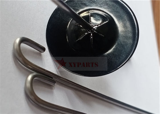स्टेनलेस स्टील वायर मेष फास्टनर क्लिप 2.0x100 मिमी सौर पैनलों को सुरक्षित करने के लिए मेष