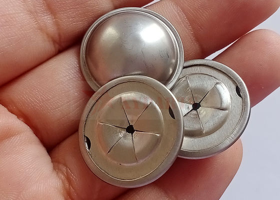 इन्सुलेशन पिन के लिए 22 मिमी स्टेनलेस स्टील सेल्फ-लॉकिंग डोम कैप
