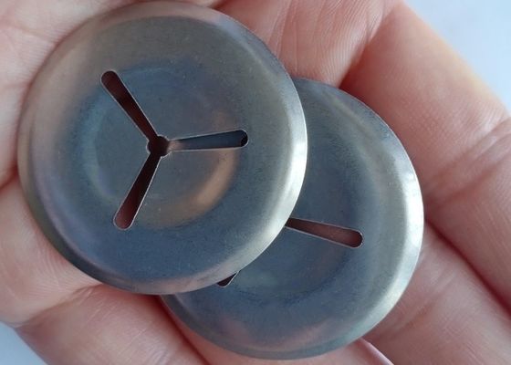 38 मिमी गोल प्रकार स्टेनलेस स्टील इन्सुलेशन स्पीड क्लिप 3 स्लॉट के साथ