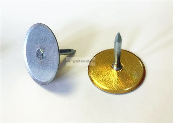 डक्ट लाइनर इन्सुलेशन कार्य प्रयुक्त फास्टनर कप हेड सीडी वेल्ड पिन इन्सुलेटेड वाशर के साथ