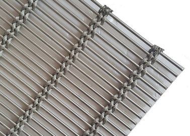 Sunshade स्क्रीन के लिए स्थापना सहायक उपकरण के साथ 3 मिमी वास्तुकला वायर मेष