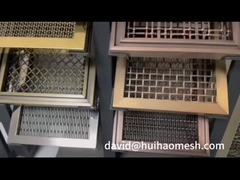 वास्तुशिल्प विभाजन दीवार बुना तार मांस जाल स्टेनलेस स्टील फ्लैट व्यास
