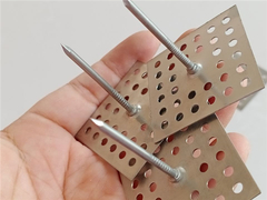 HUIHAO कस्टम छिद्रित इन्सुलेशन हैंगर के साथ स्व-लॉकिंग वॉशर एचवीएसी नलिका इन्सुलेशन के लिए इस्तेमाल किया W