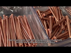 समुद्री ध्वनिक इन्सुलेशन के लिए एक सीडी पिन वेल्डर के साथ उपयोग किए जाने वाले सीडी इन्सुलेशन वेल्ड पिन