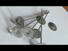 स्टेनलेस स्टील और गैल्वेनाइज्ड स्टील के लटकन लंगरों का उपयोग हटाने योग्य इन्सुलेशन कंबल के निर्माण के लिए किया जाता है