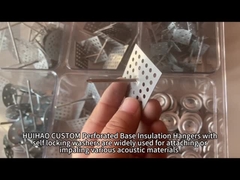 दीवार और छत के लिए एल्यूमीनियम इन्सुलेशन फास्टनर, रॉक ऊन के लिए छिद्रित इन्सुलेशन पिन