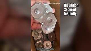 दीवारों, छतों, फर्शों पर इंसुलेशन बोर्ड को सुरक्षित करने के लिए इंसुलेशन स्टिक पिन और वॉशर